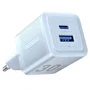 Vention FEQL0-EU Cargador de pared GaN 30W con 1 puerto USB-C y 1 puerto USB
